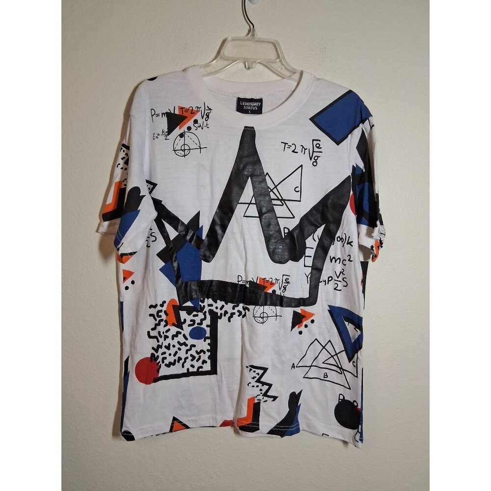 NWT Legendary Status Math T-Shirt Casual Streetwear STEM Grunge Size Large